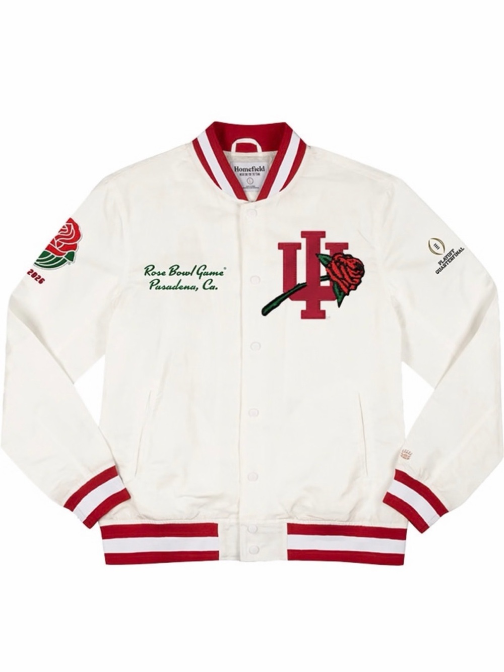 Indiana Hoosiers Rose Bowl Bomber Jacket (Unisex)